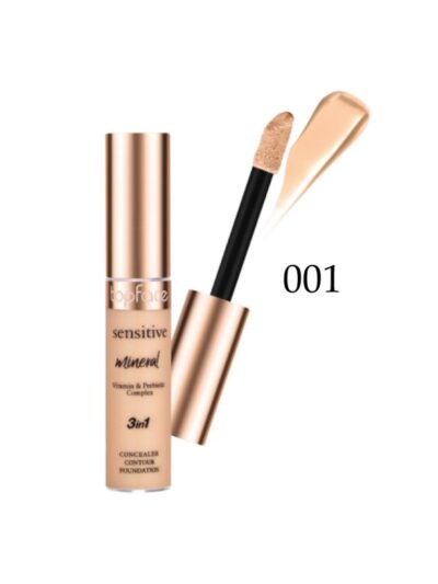 TOPFACE SENSITIVE MINERAL 3IN1 CONCEALER 001