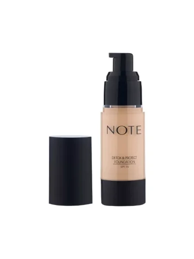 NOTE FOND DE TEINT LIQUIDE  » DETOX AND PROTECT « beige naturel » 002