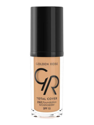 GOLDEN ROSE FOND DE TEINT ET CORRECTEUR  » 2 EN 1 TOTAL COVER  » 13 Natural Tan
