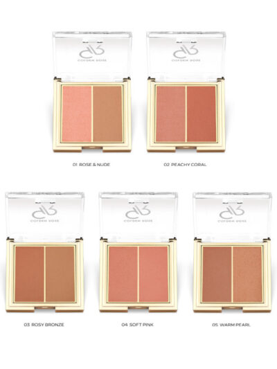 GOLDEN ROSE ICONIC DUO 02 PEACHY CORAL