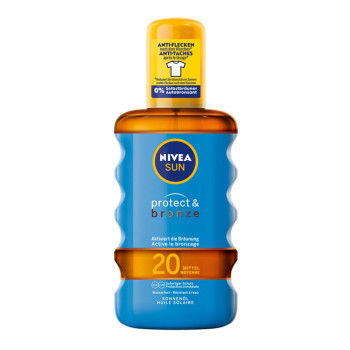 Nivea sun huile protectrice protect & bronze spf 20 200ml