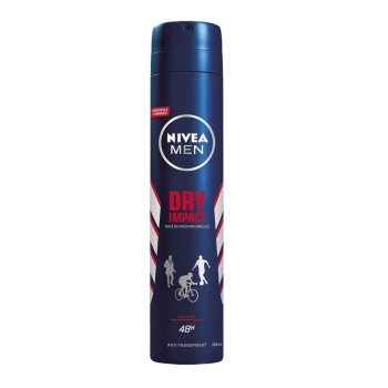 Nivea Déodorant anti- transpirant homme spray dry impact – 200 ml
