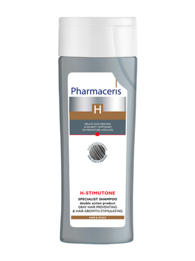 PHARMACERIS H-STIMUTONE Shampooing Anti-cheveux Gris et Repousse